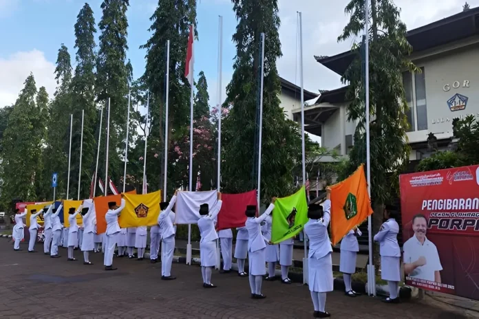 Bendera Kontingen Porprov Bali