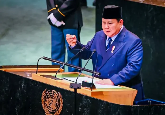 Pidato Prabowo di PBB