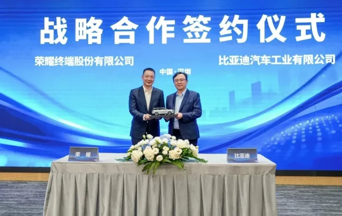 Kerjasama BYD dan Honor