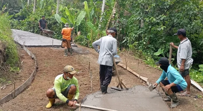 Perbaikan jalan desa