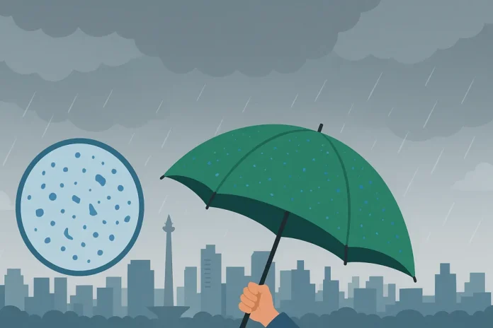 Hujan mengandung Microplastik