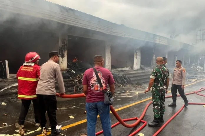 Pasar Menanga Kebakaran