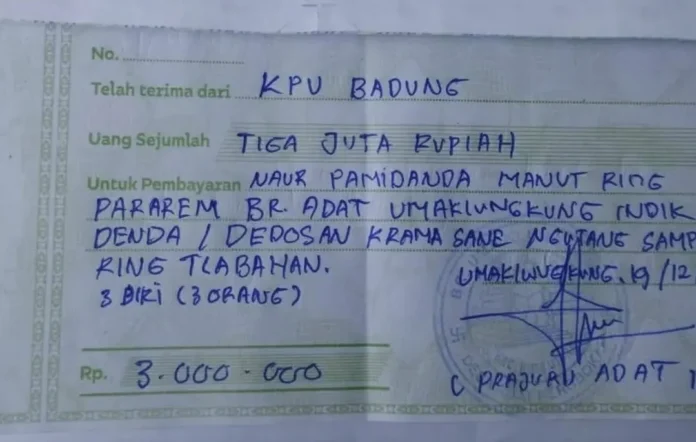 Denda buang sampah sembarangan