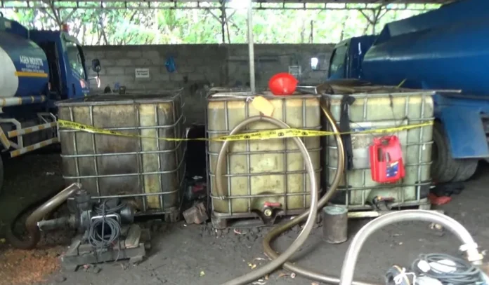 Gudang penimbunan BBM