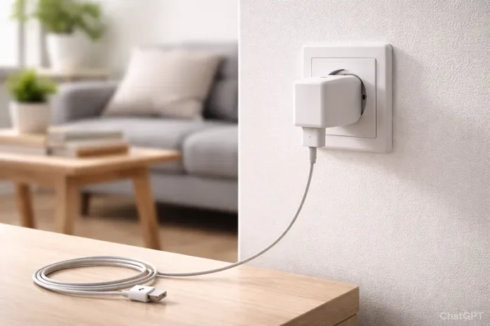 Charger HP tak terpakai