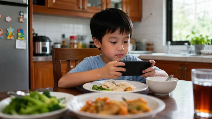 Makan sambil main